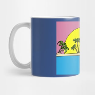 Lonely Island Relaxation Sun Mug